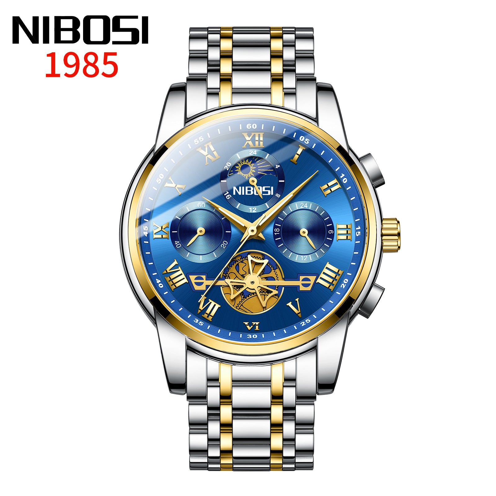Men's Luminous Waterproof Multi-function Watch
