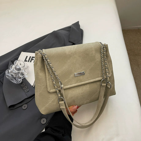 Women's Leather Trendy Versatile Shoulder Bag