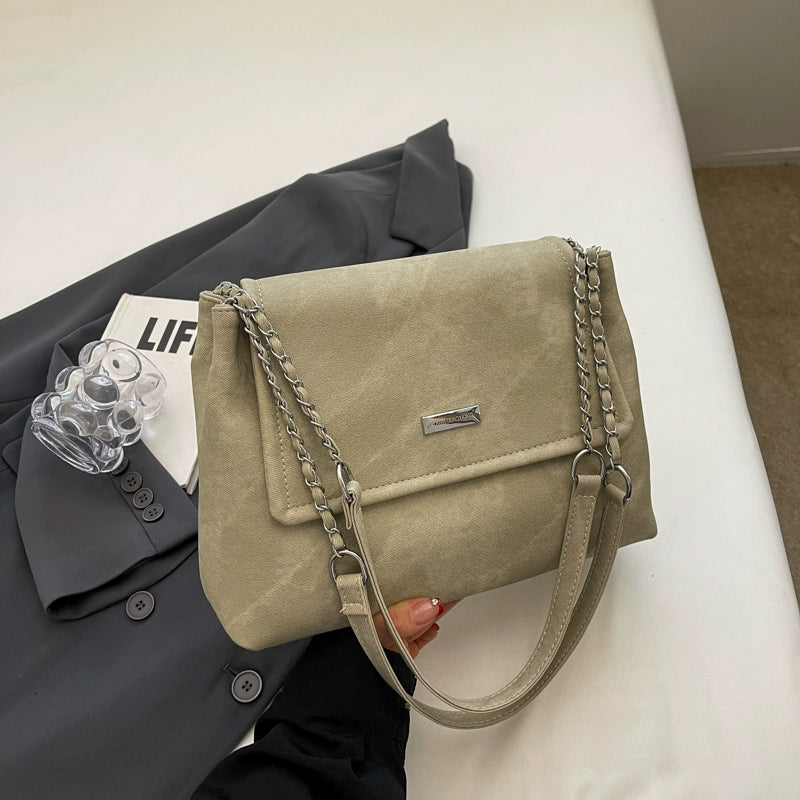 Women's Leather Trendy Versatile Shoulder Bag