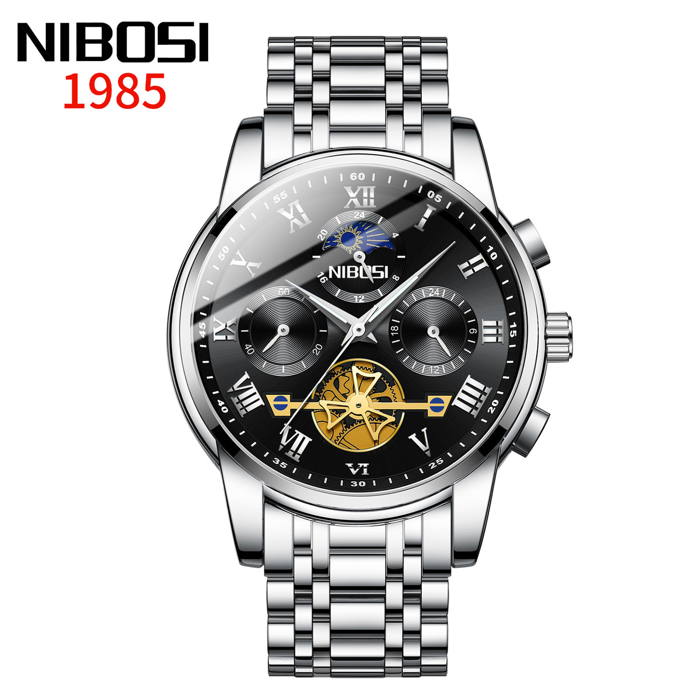 Men's Luminous Waterproof Multi-function Watch