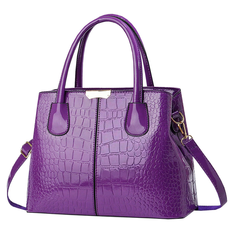 Women's Fashion Bright Leather Shoulder Bag