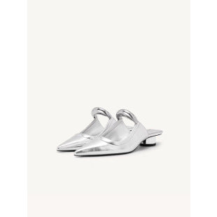 Women's Simple Pointed Müller Slippers