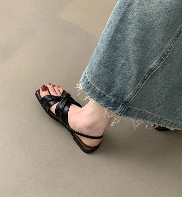 Women's Butterfly-knot Open Toe Sweet Sandals