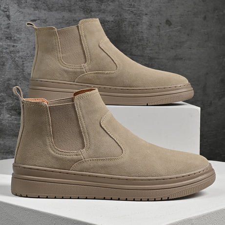 Men's Leather Chelsea Boots Casual Shoes (In Stock)