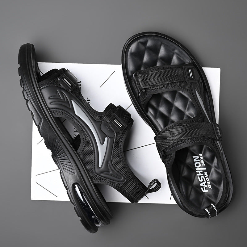 Men's Air Cushion Soft Sole Velcro Sandals
