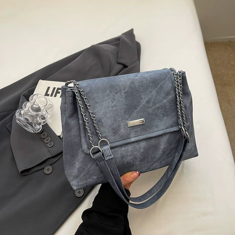 Women's Leather Trendy Versatile Shoulder Bag