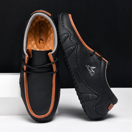 Men's Leather High-End Loafers Casual Shoes