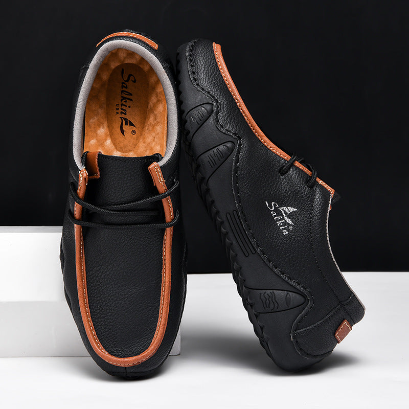 Men's Leather High-End Loafers Casual Shoes