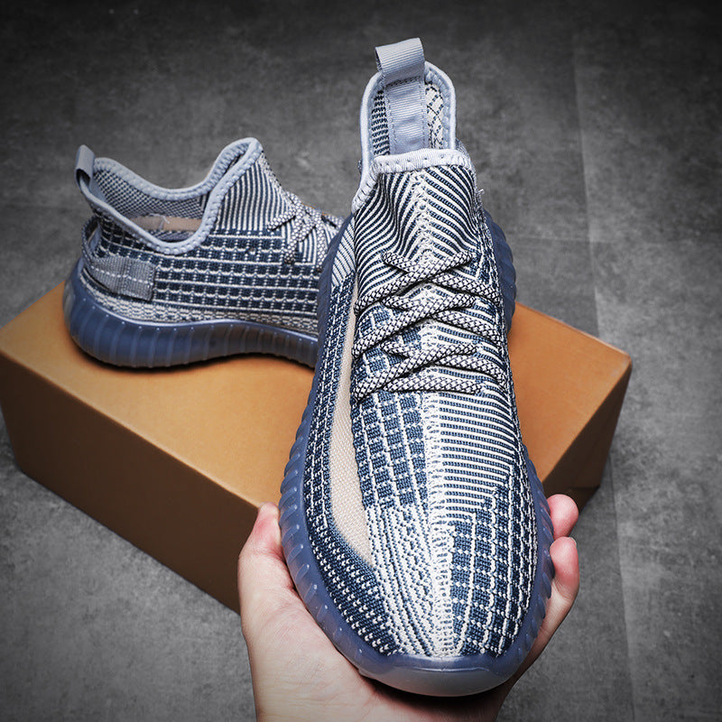 Men's Mesh Breathable Fly-woven Sneakers