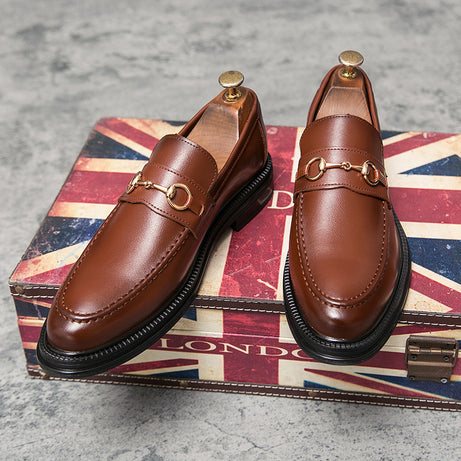 Men's Outdoor Fashion Loafers Leather Shoes