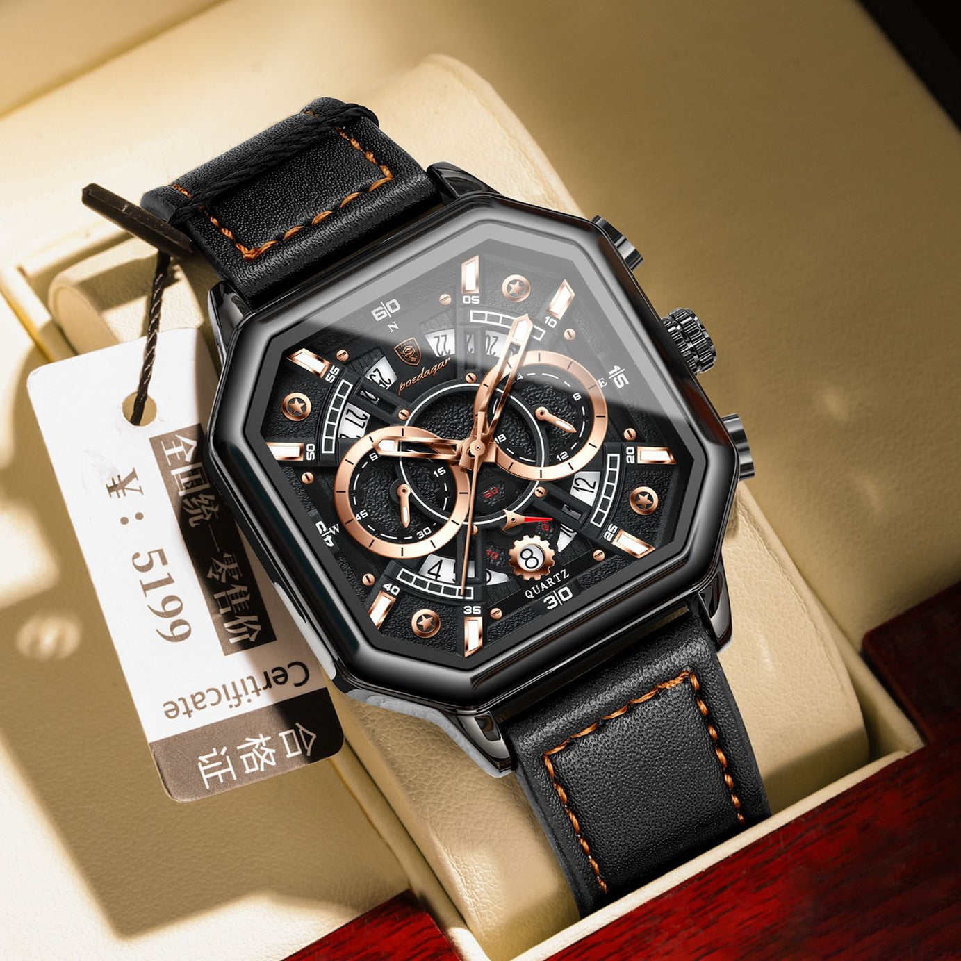 Men's Multi-functional Quartz Watch