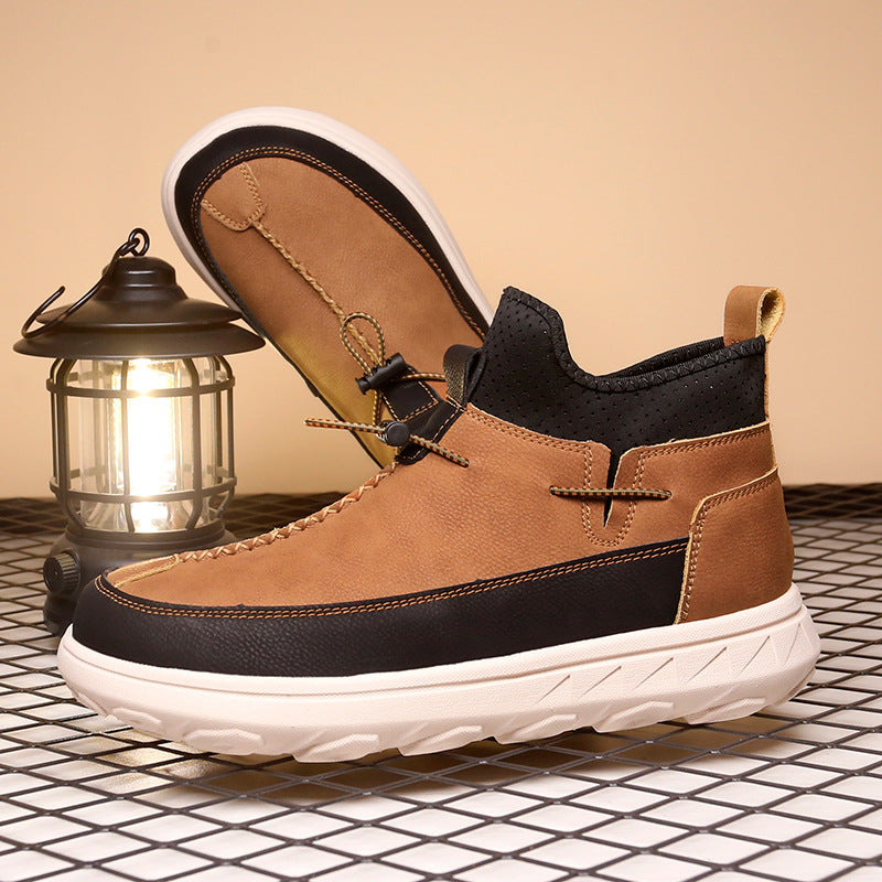 Men's Leather High-End Casual Shoes