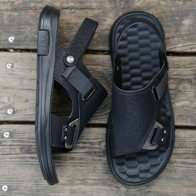 Men's Leather Breathable Cool Sandals
