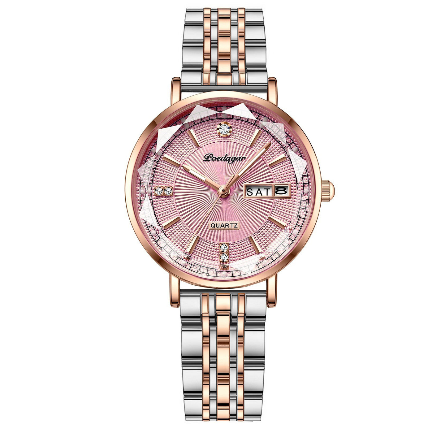 Women's Trendy Double Calendar Watch