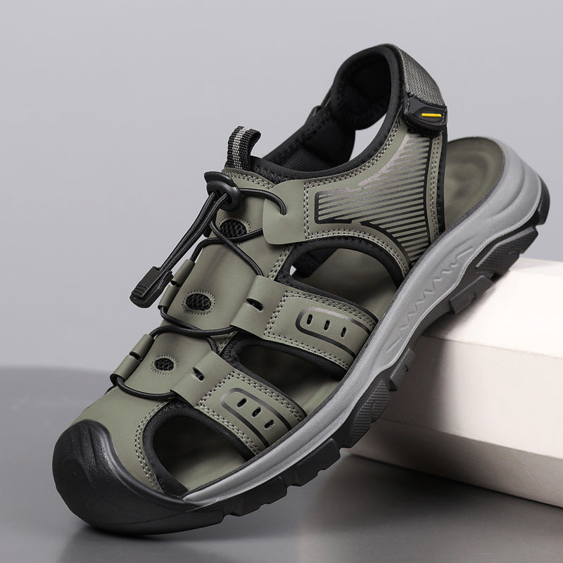 Men's Leather Outdoor Trendy Casual Sandals