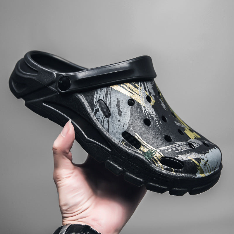 Men's Lightweight Fashionable Buckle Slippers