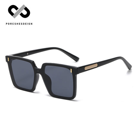 Women's Retro Square UV Protection Large Frame Sunglasses