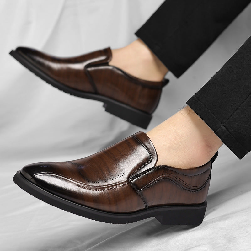 Men's Leather Outdoor Trend Formal Shoes