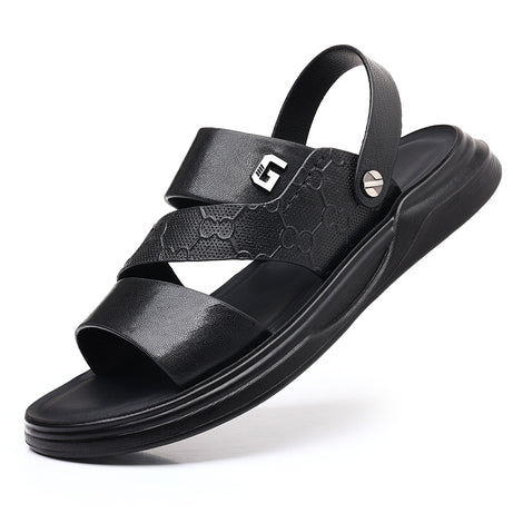 Men's Leather Casual Outdoor Sandals