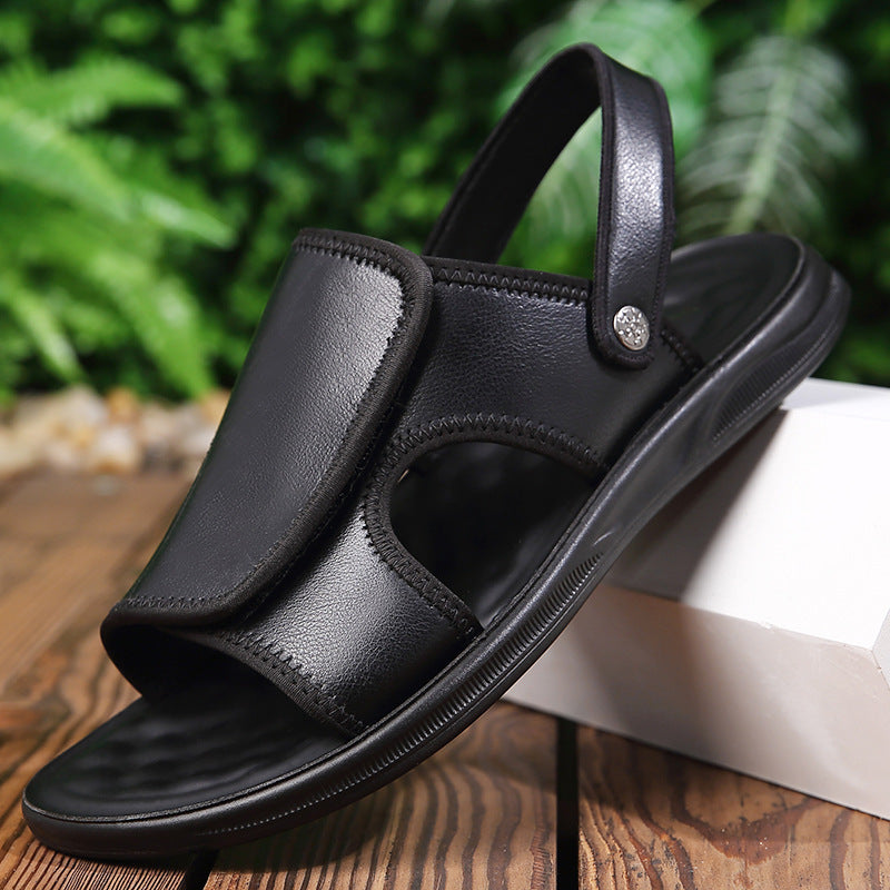 Men's PU Leather Casual Sandals