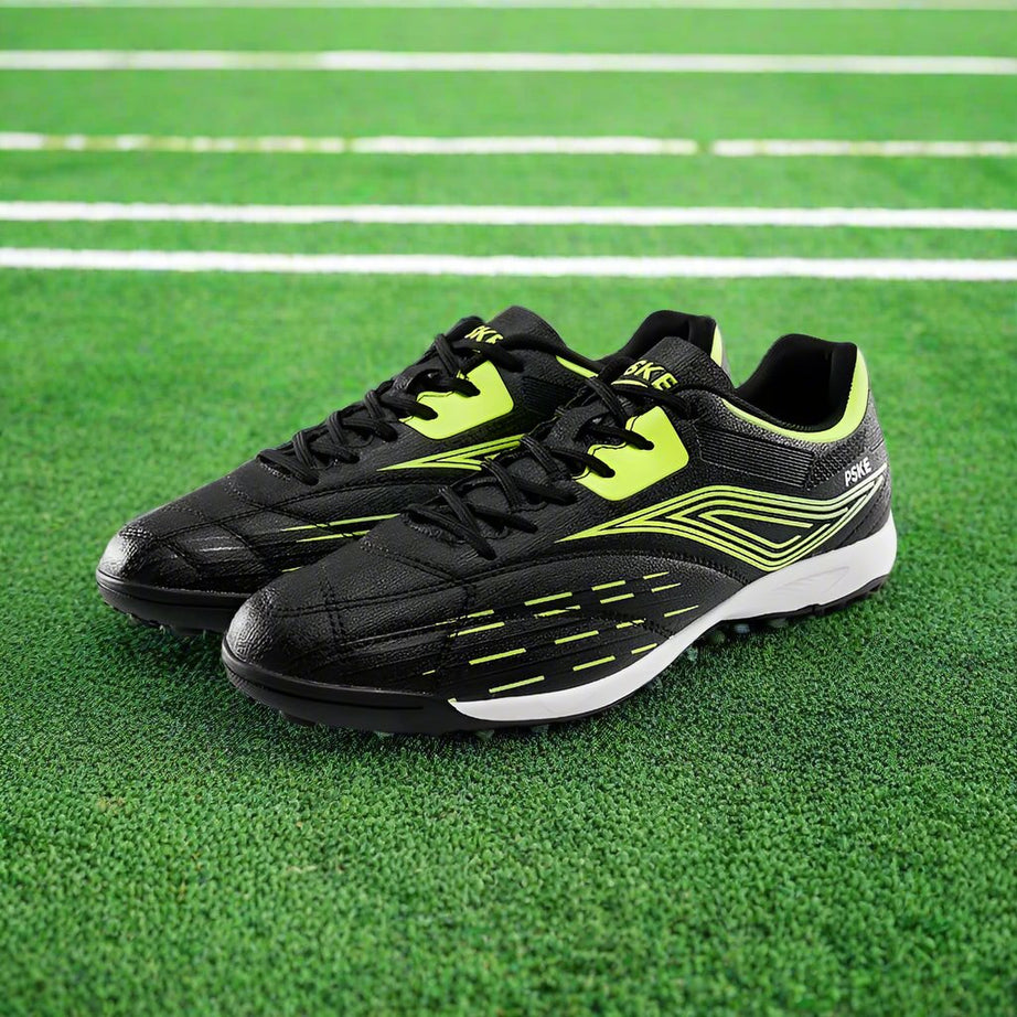 Men's Synthetic Leather Low-Top Football Turf Sports Shoes