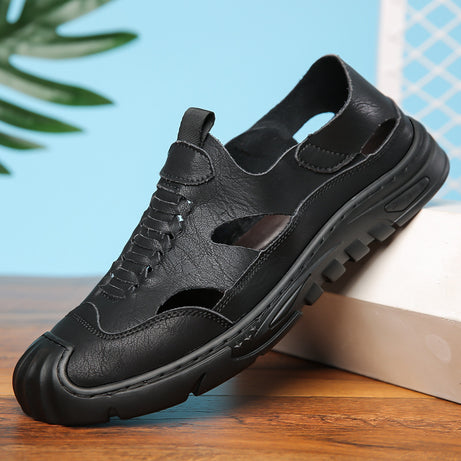 Men's Breathable Outside Wear Hollow Sandals
