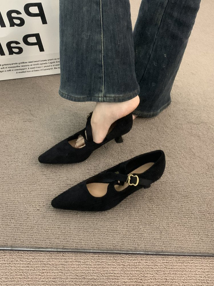 Women's Comfortable Pointed Design Work Shoes