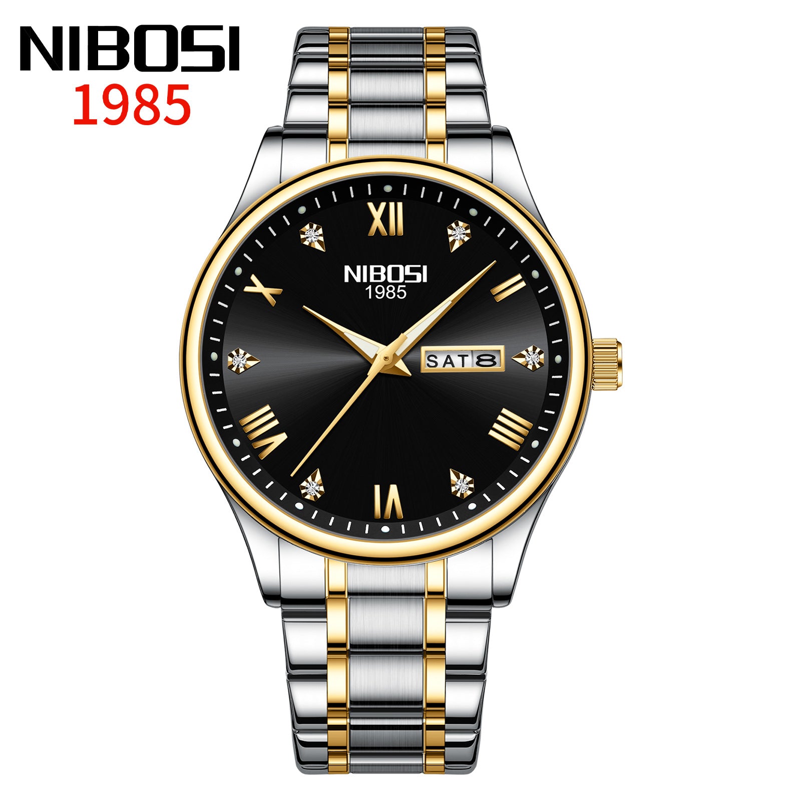 Men's Waterproof Steel Belt Watch