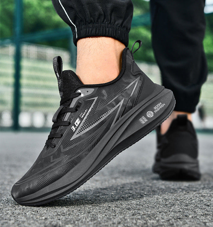 Men's Microfiber Leather Running Shoes (In Stock)