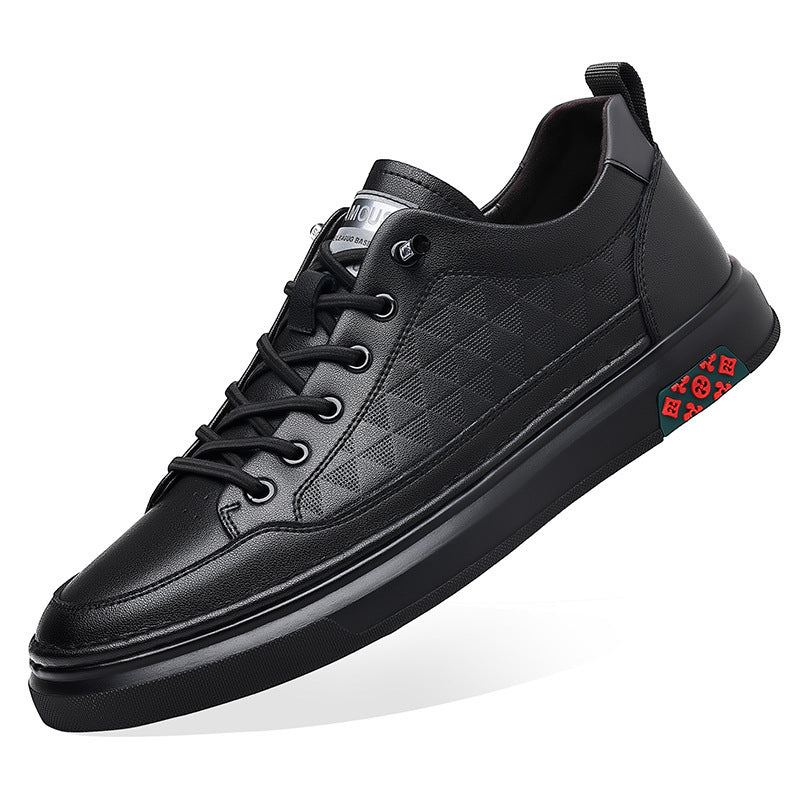 Men's Leather Trend Versatile Casual Shoes
