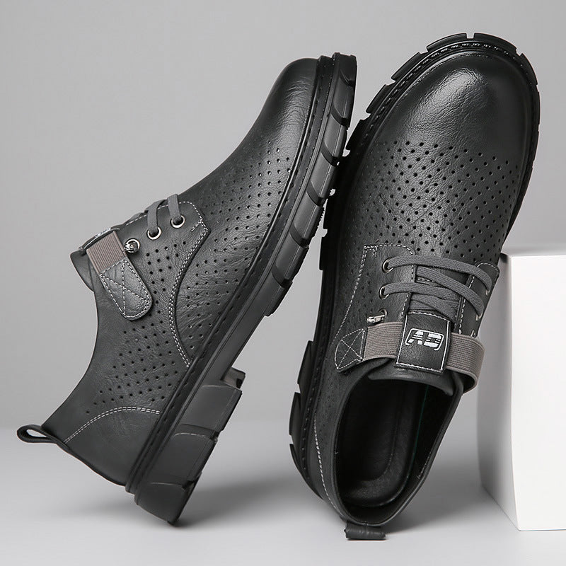 Men's Leather Breathable Outdoor Shoes