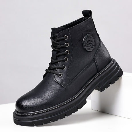 Men's Leather High Ankle Martin Boots