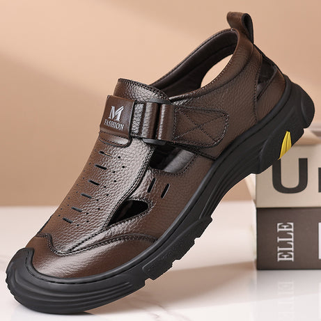 Men's Breathable Trendy Leather Sandals