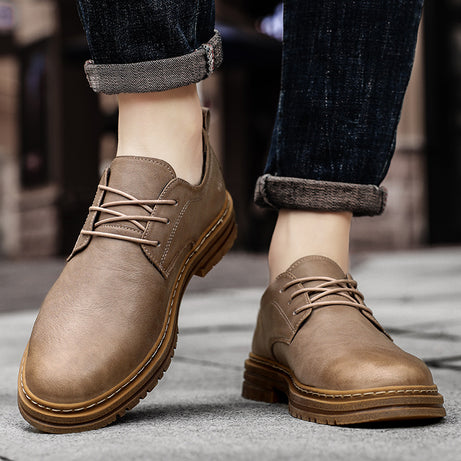 Men's Leather Trend British Style Formal Shoes