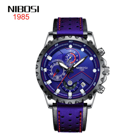 Men's  Waterproof Solid Steel Belt Watch