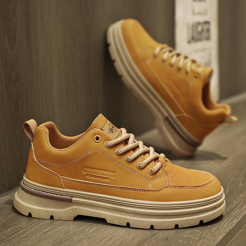 Men's Leather Tooling Martin Boots