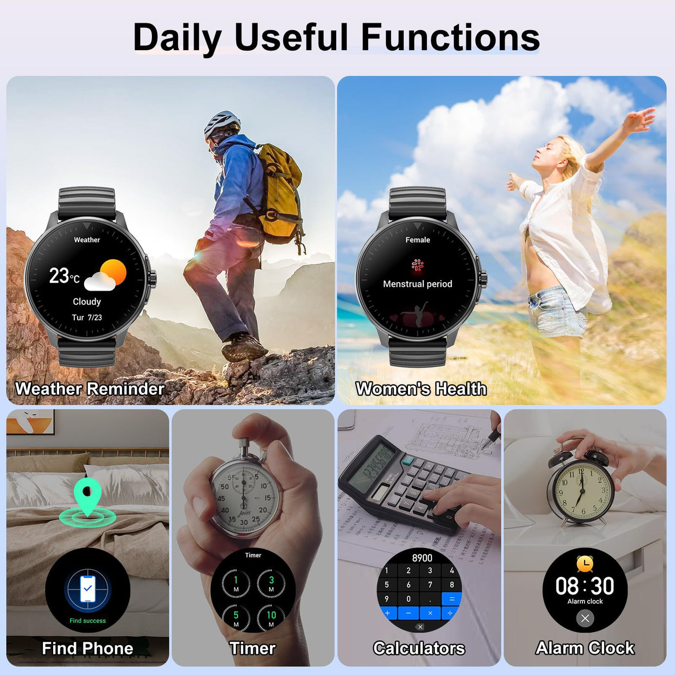 Fitness Cycling ZW45 Bluetooth Smart Watch