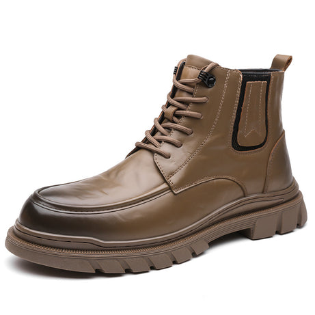 Men's Leather Outdoor Tooling Martin Boots