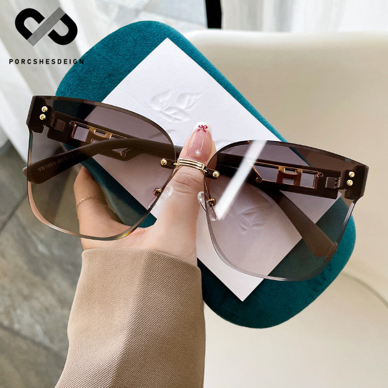 Women's Borderless Elegant UV Sunglasses