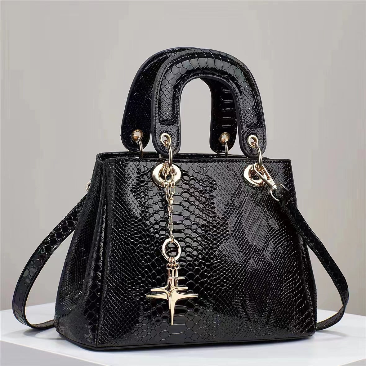 Women's Bag Snake Leather Handbag