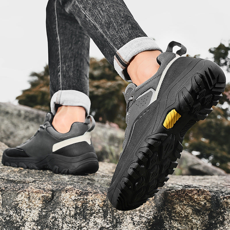 Men's Leather High-End Mountaineering Shoes