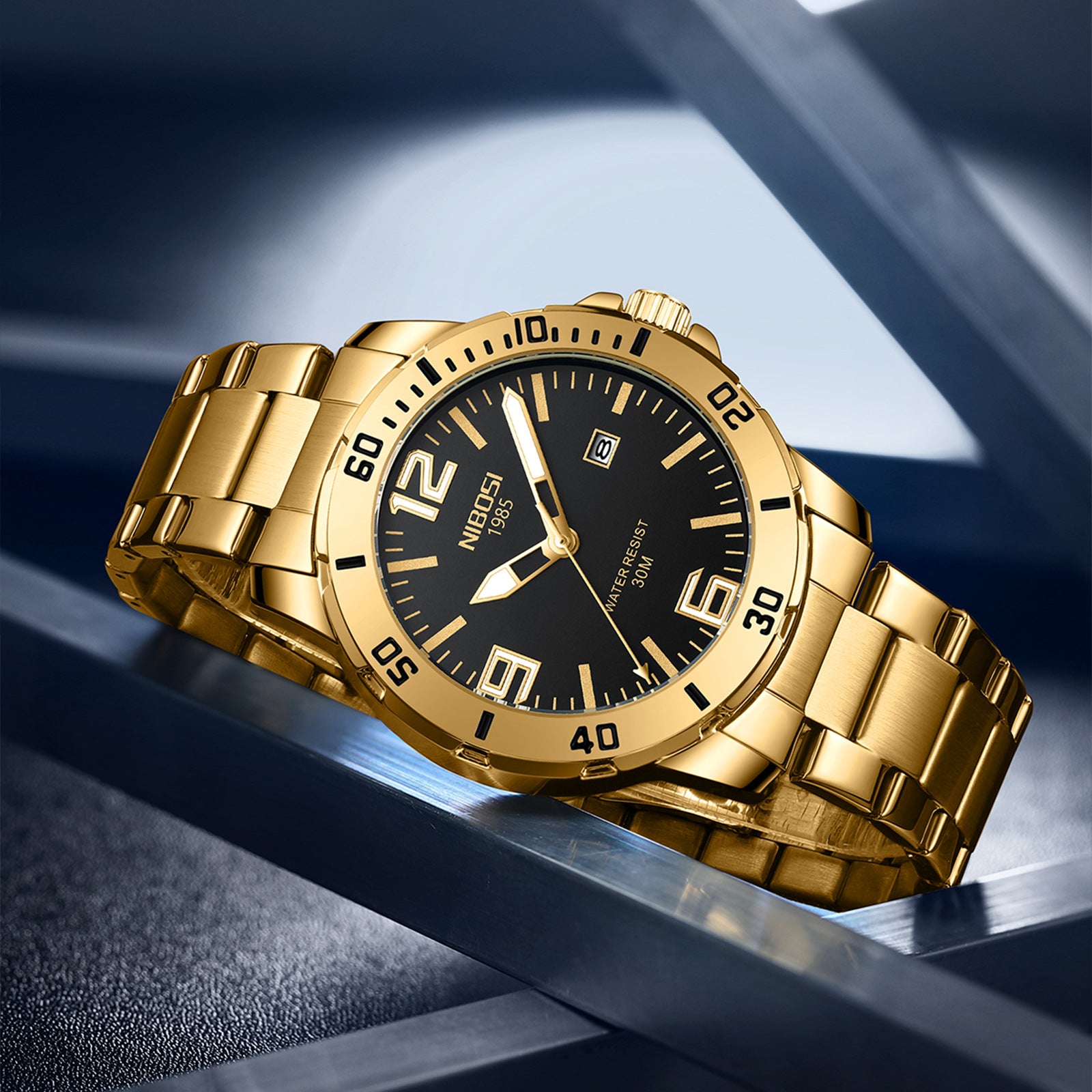 Men's Multi-function Steel Belt Watch