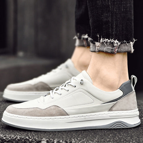 Men's Leather Trendy Lightweight Casual Shoes