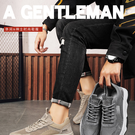 Men's Breathable Deodorant Mesh Running Shoes