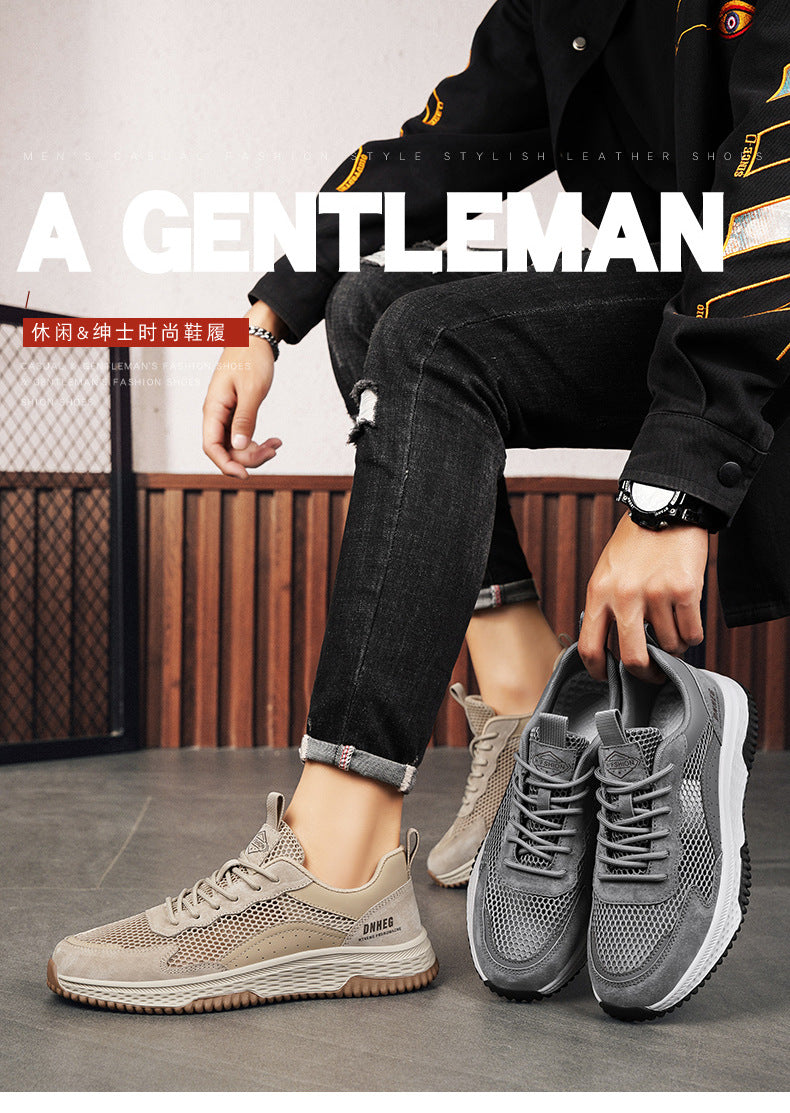 Men's Breathable Deodorant Mesh Running Shoes