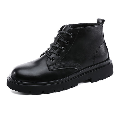Men's Fashion British High Top Outdoor Leather Boots