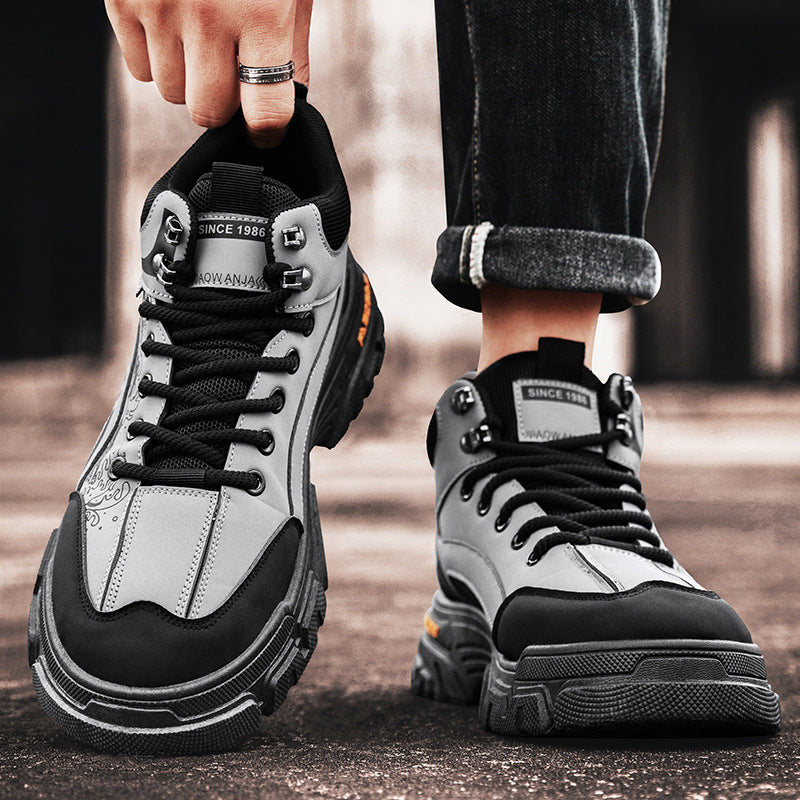 Men's Outdoor High-Top Thick-Soled Martin Boots shoes