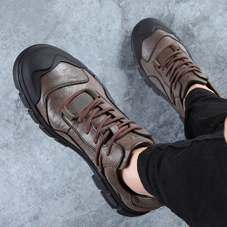 Men's Leather Versatile Trend Casual Shoes