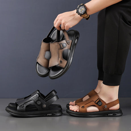 Men's Genuine Leather Outdoor Sandals