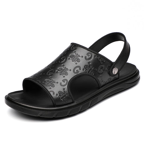 Men's Leather Breathable Casual Sandals
